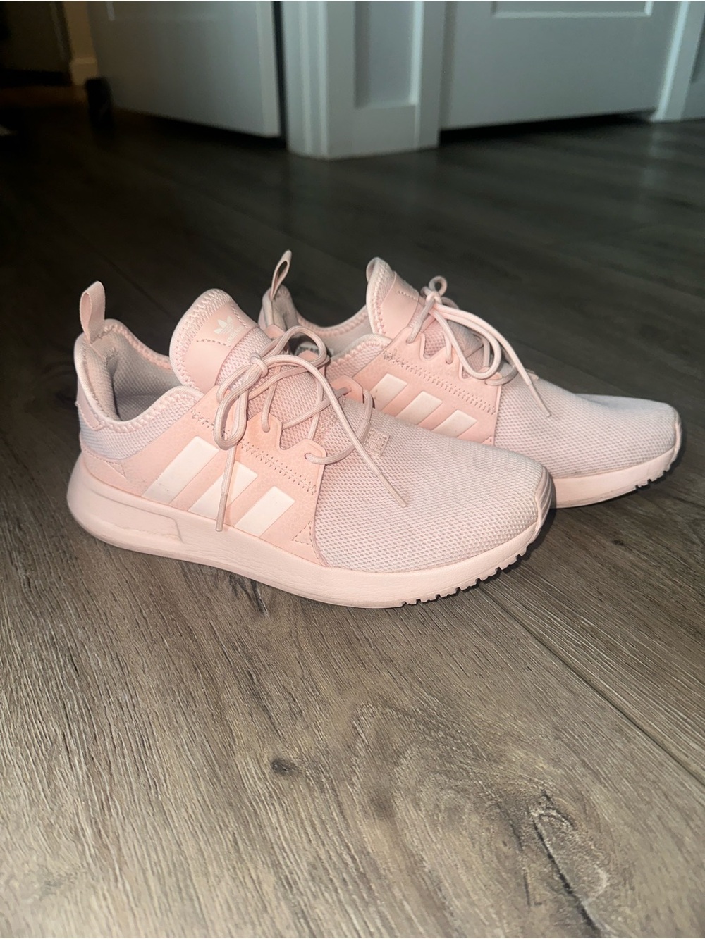 adidas Women's Light Pink Adidas X_PLR Athletic Running Sneakers